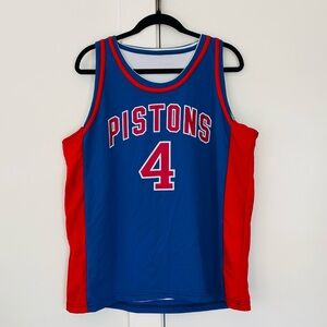 Detroit Pistons Reversible Jersey Hamilton/Dumars men's size XL